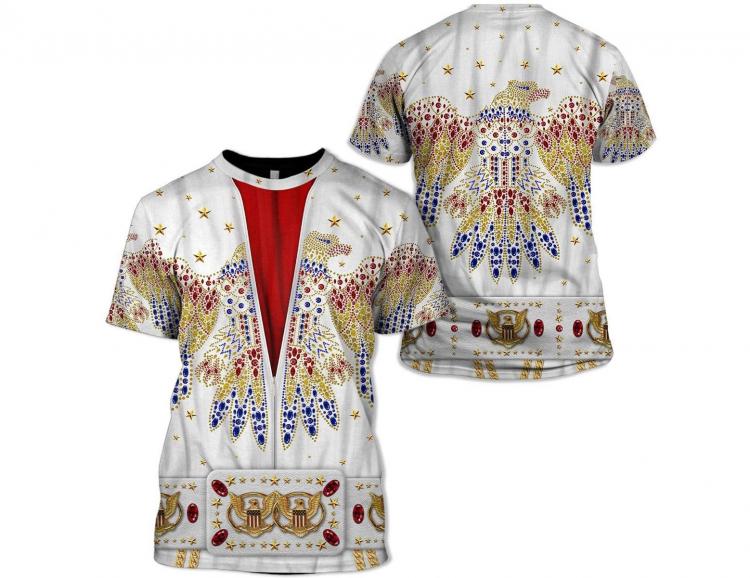 Elvis Print Shirt - Elvis design printed clothes
