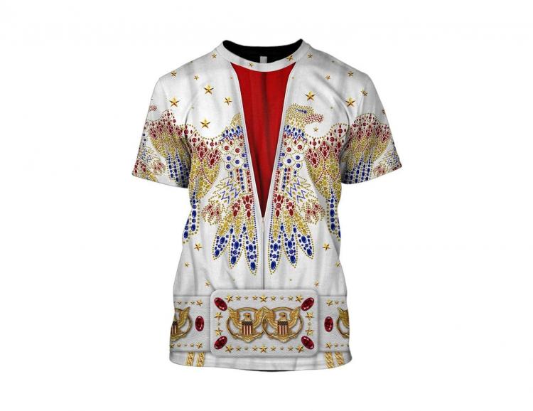 Elvis Print t-shirt - Elvis design printed clothes
