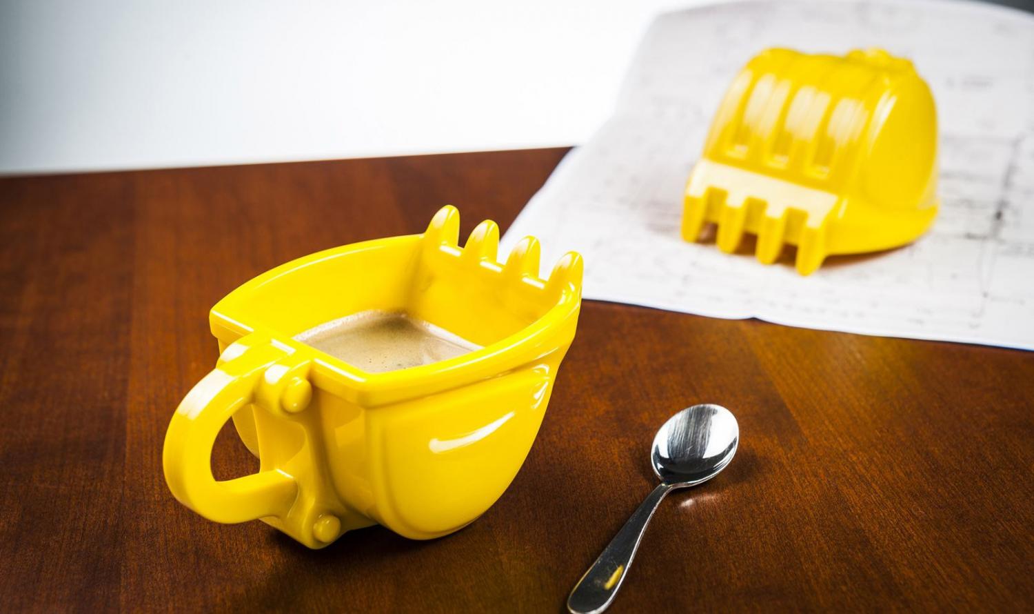 Excavator Bucket Coffee Mug - Construction Machine Coffee Mug - Digger Mug