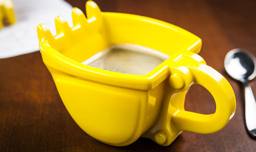 Excavator Bucket Coffee Mug - Construction Machine Coffee Mug - Digger Mug