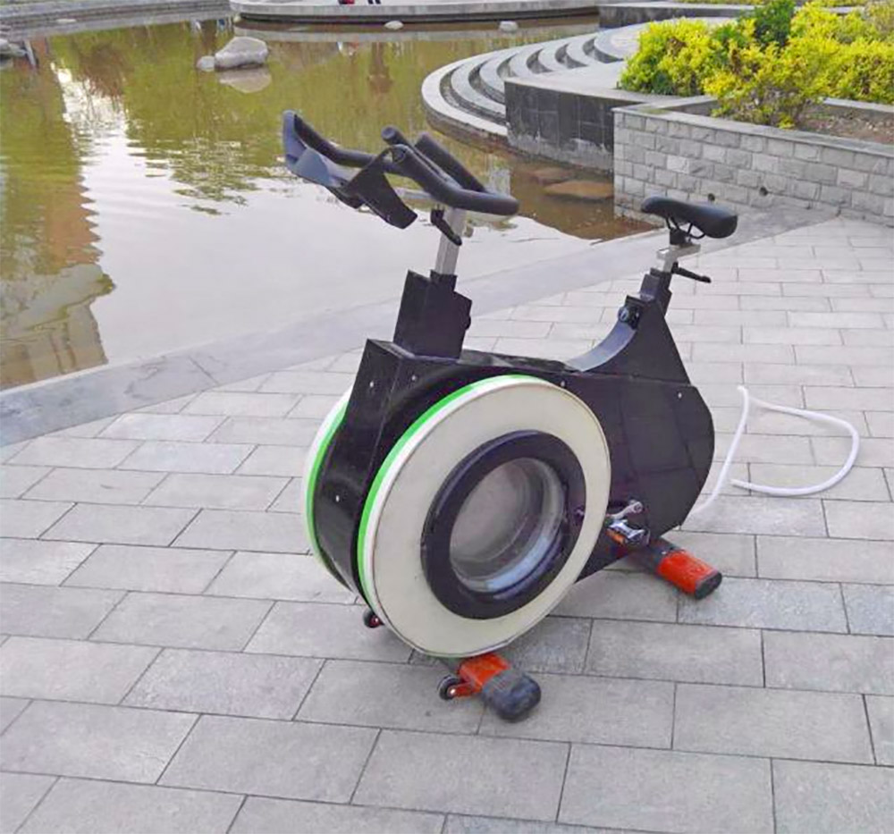 There's Now an Exercise Bike That Doubles as a Washing Machine