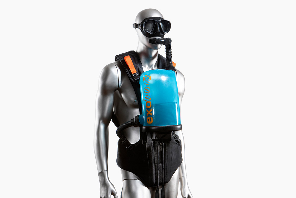 ExoLung - Infinite Underwater Breathing - Unique foot powered Scuba Diving Rig