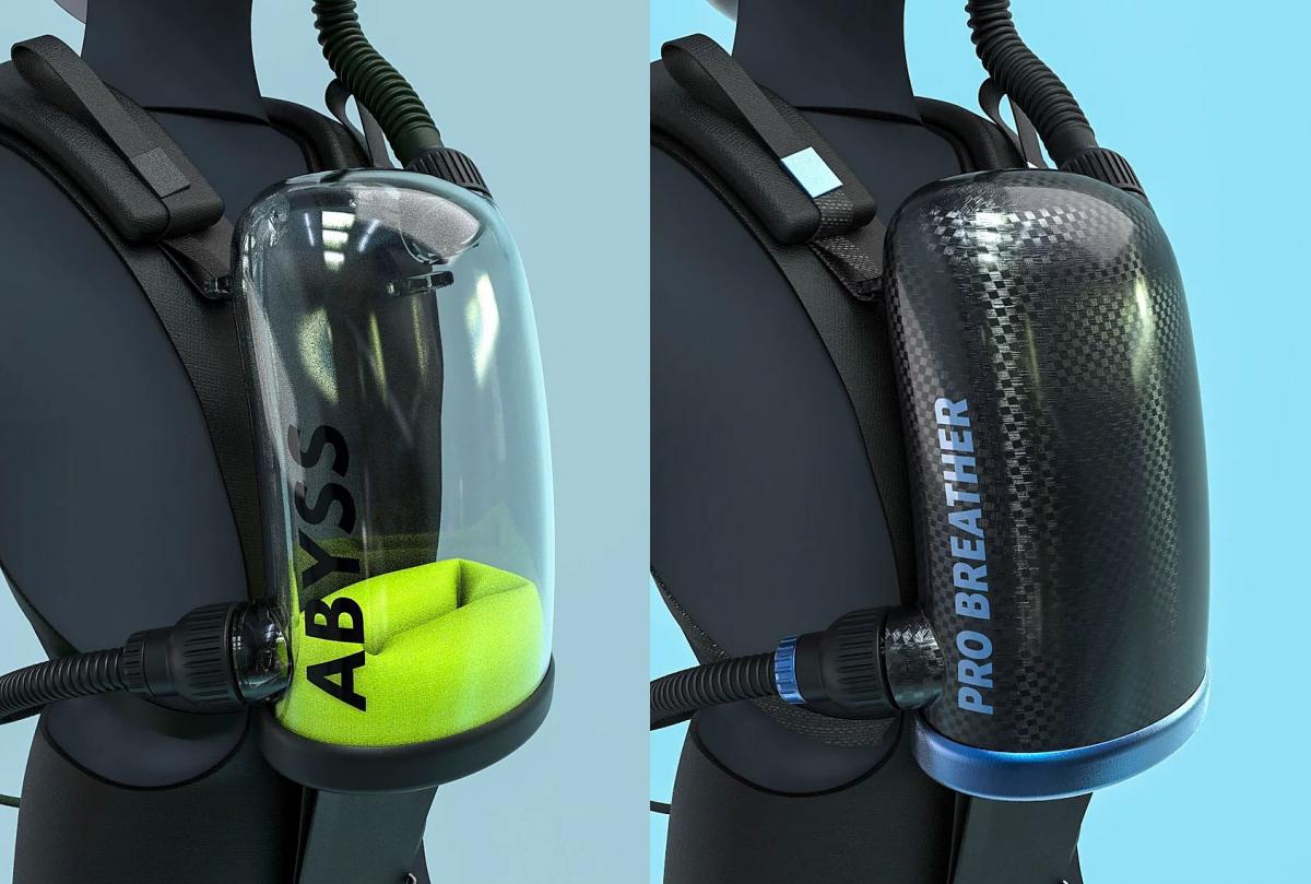 ExoLung - Infinite Underwater Breathing - Unique foot powered Scuba Diving Rig