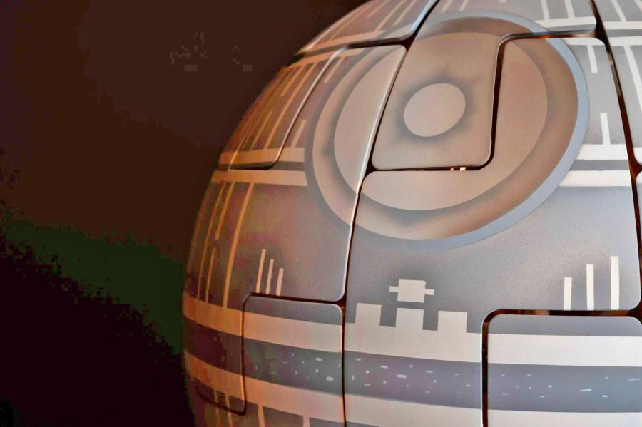 Exploding Death Star Lamp