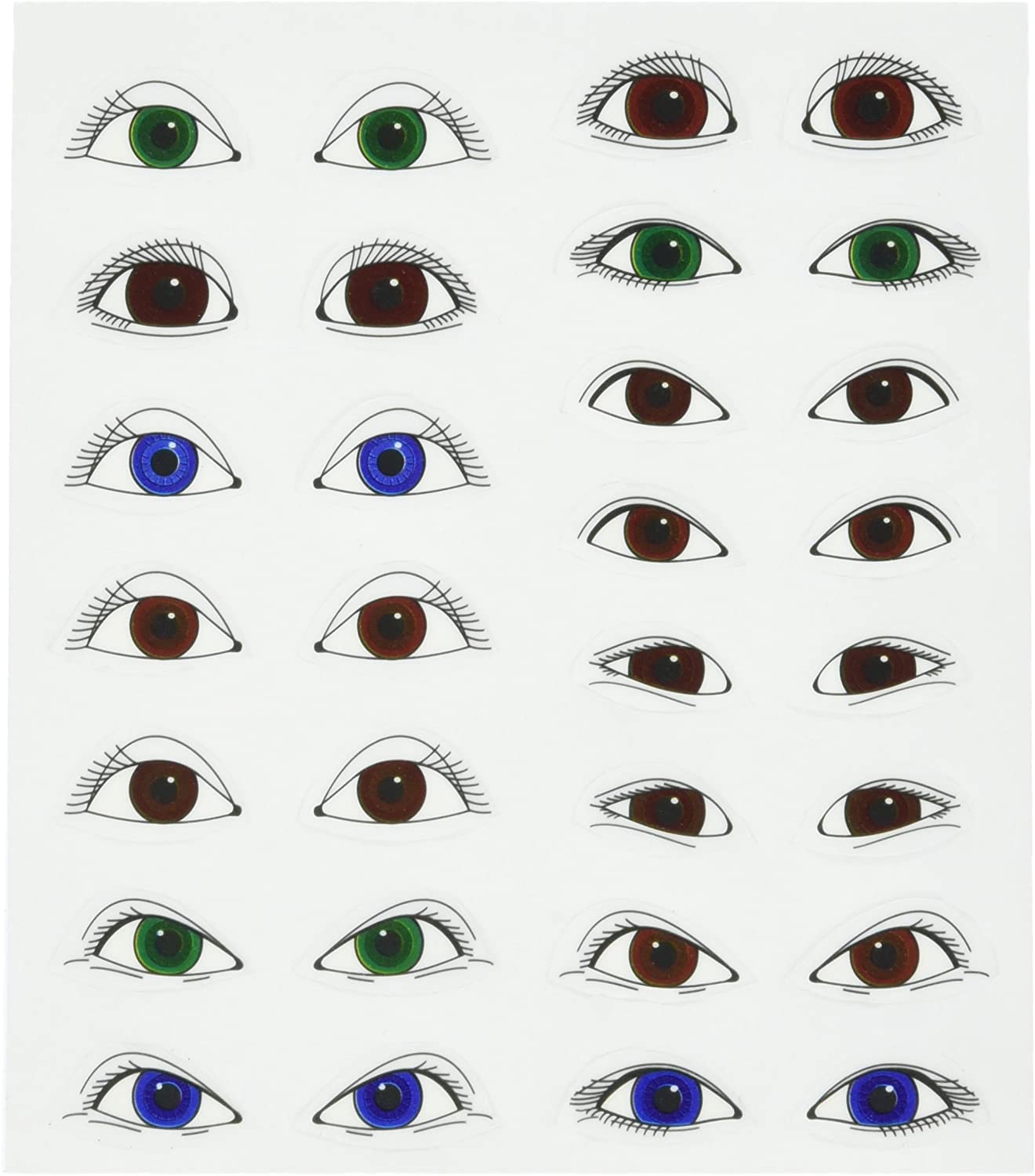 Eye Shaped Stickers That Help You Sleep At Work - Eyeball shaped stickers for eyelids - nap at work fake eyes