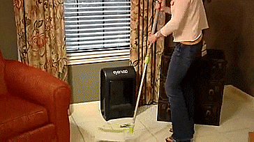 Eye-Vac Automatic Touch-less Home Vacuum - GIF