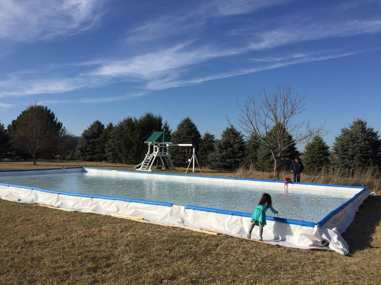 The EZ Ice Is a DIY Backyard Ice Rink That Sets Up In Just 60 Minutes