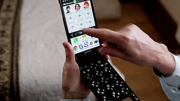 EziSmart - Turns Smart Phone Into Flip Phone For Seniors - GIF