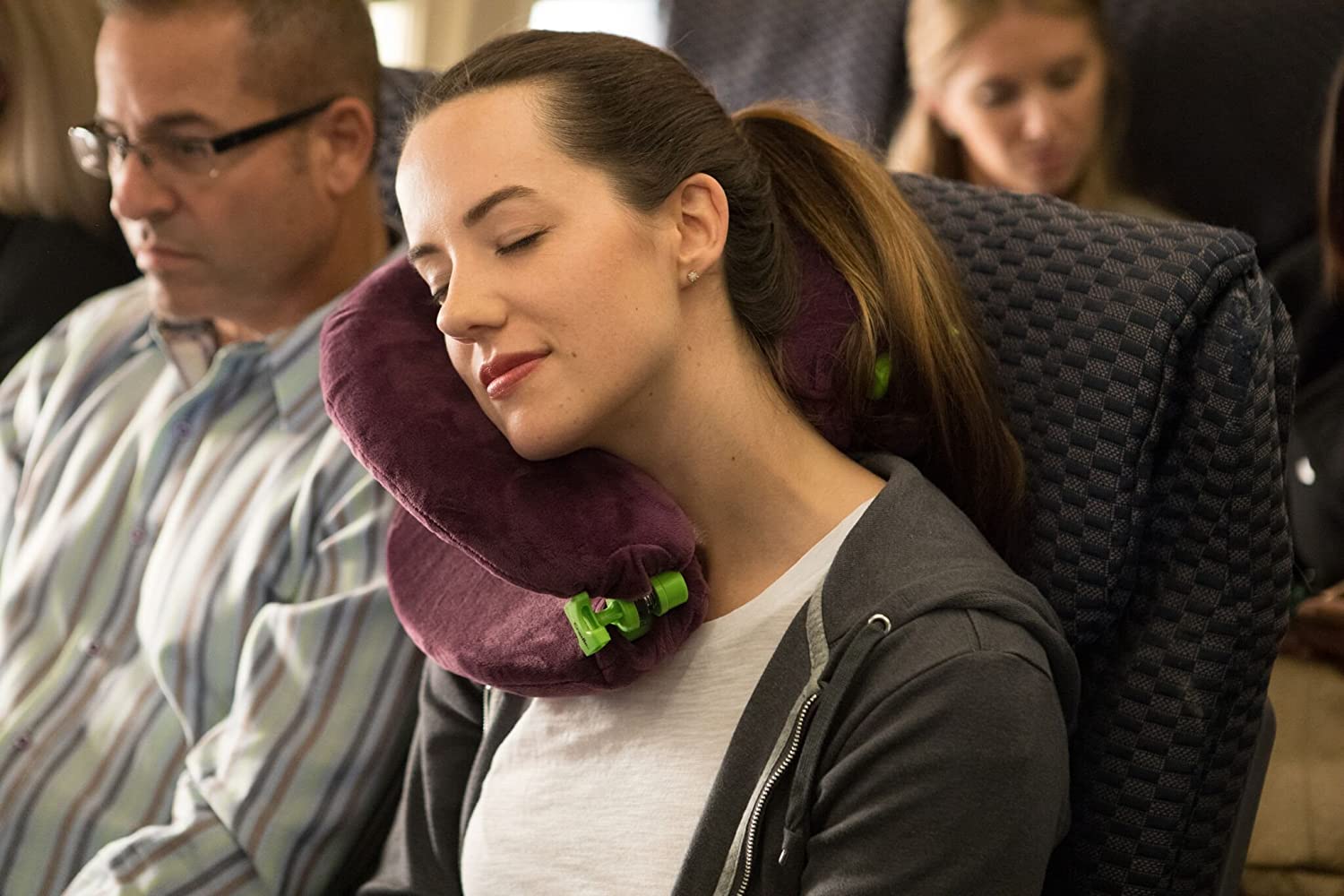 FaceCradle Toilet Seat Shaped Travel Pillow