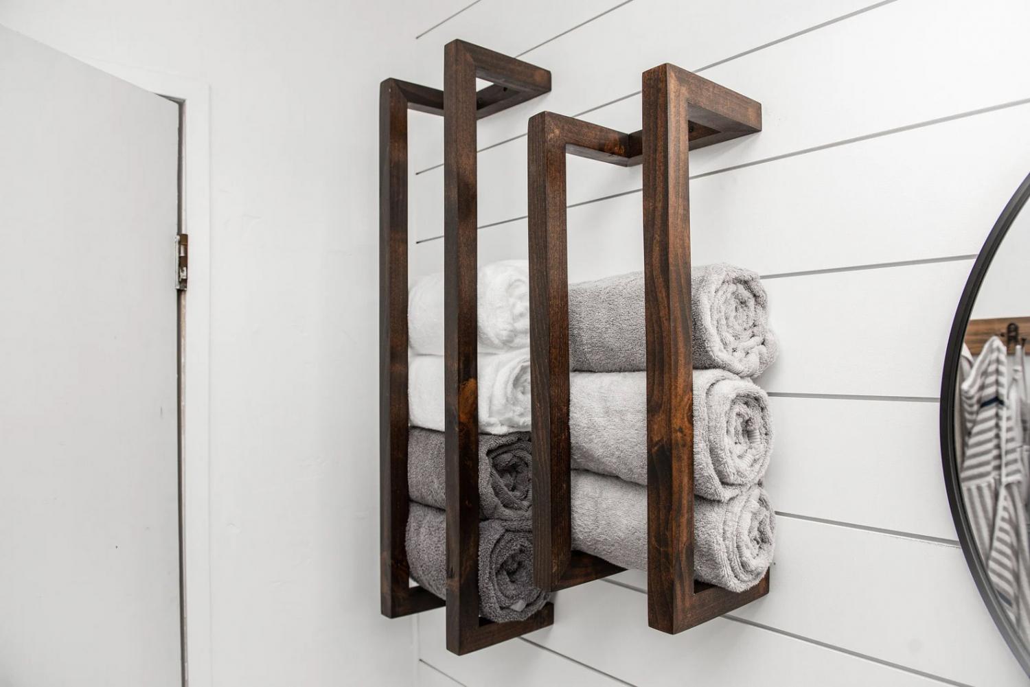 Farmhouse Style Towel Rack