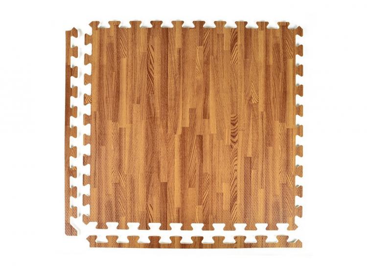 Faux Hardwood Floor Interlocking Foam Tiles - Hard wood flooring pads