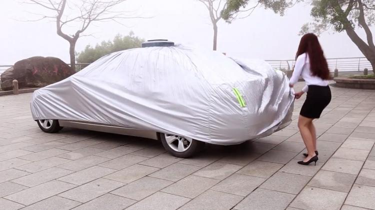 Favo Tech Remote Control Automatic Car Cover - Automatic car tarp protects car from sun and snow