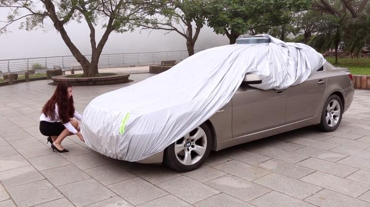 Favo Tech Remote Control Automatic Car Cover - Automatic car tarp protects car from sun and snow