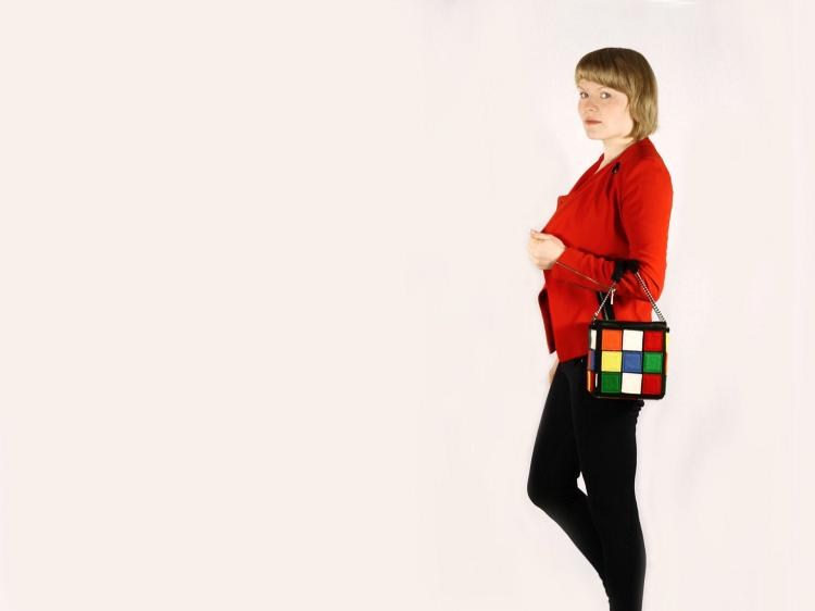 Rubik's cube purse online forever 21