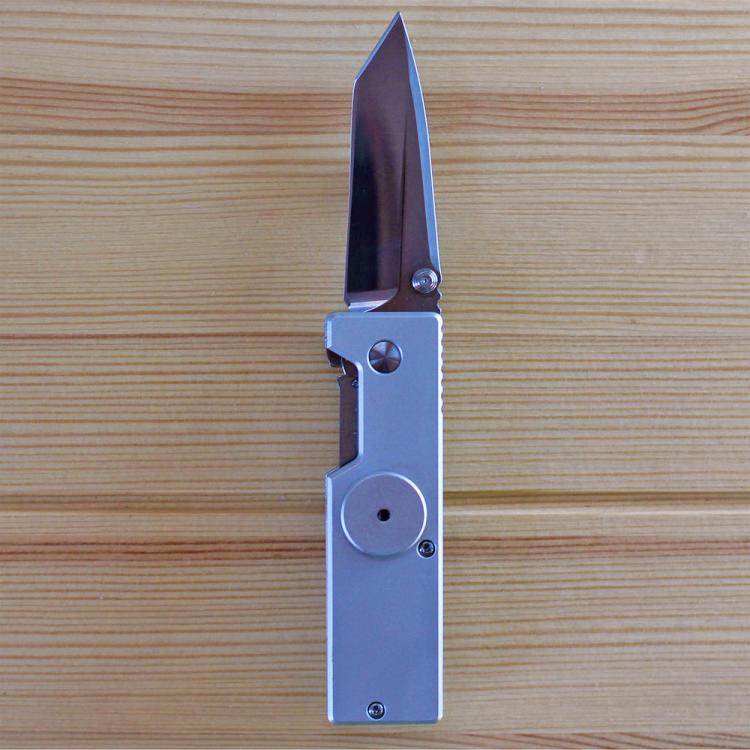 Meteorite Fidget Spinner Knife - Fidget spinner toy doubles as a folding knife