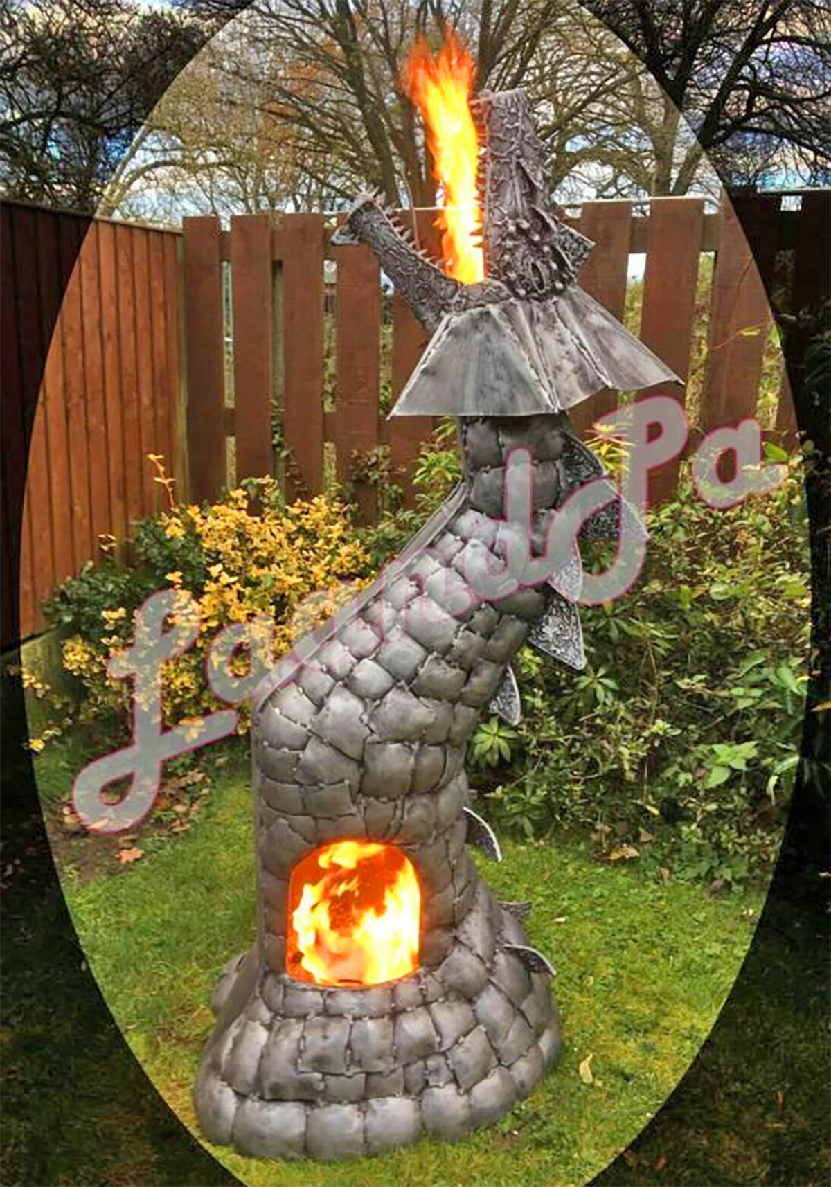 Fire Breathing Dragon Wood Burning Stove