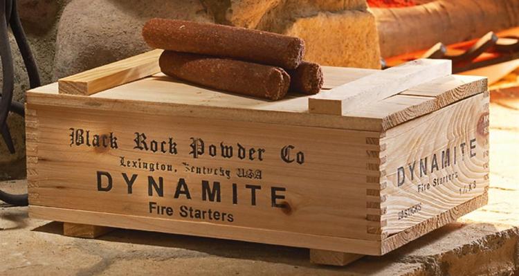 Dynamite Fire Starter Sticks - Dynamite Box