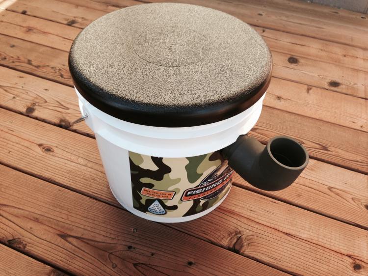 THE FISHING CADDY - Fishing Bucket Organizer With Swivel Seat