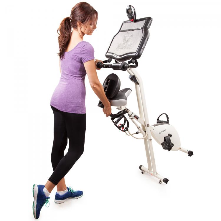 Fitdesk desk exercise bike discount with massage bar fdx 2.0