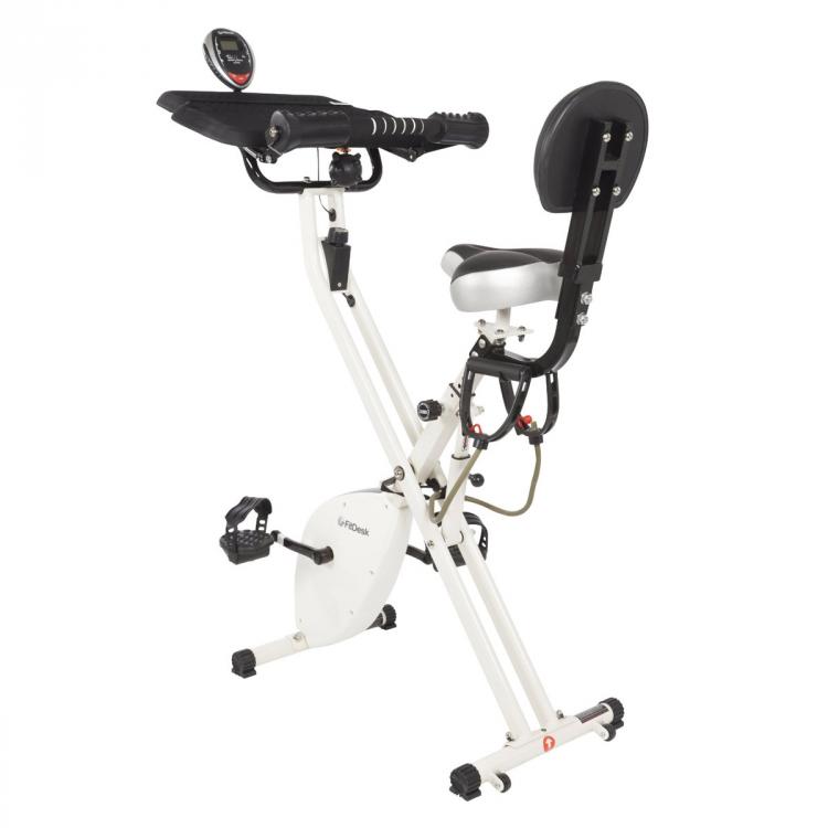 Fitdesk 2.0 desk exercise bike online with massage bar fdx 2.0