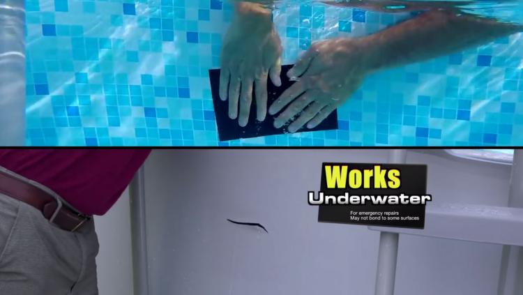 waterproof double sided tape works under underwater