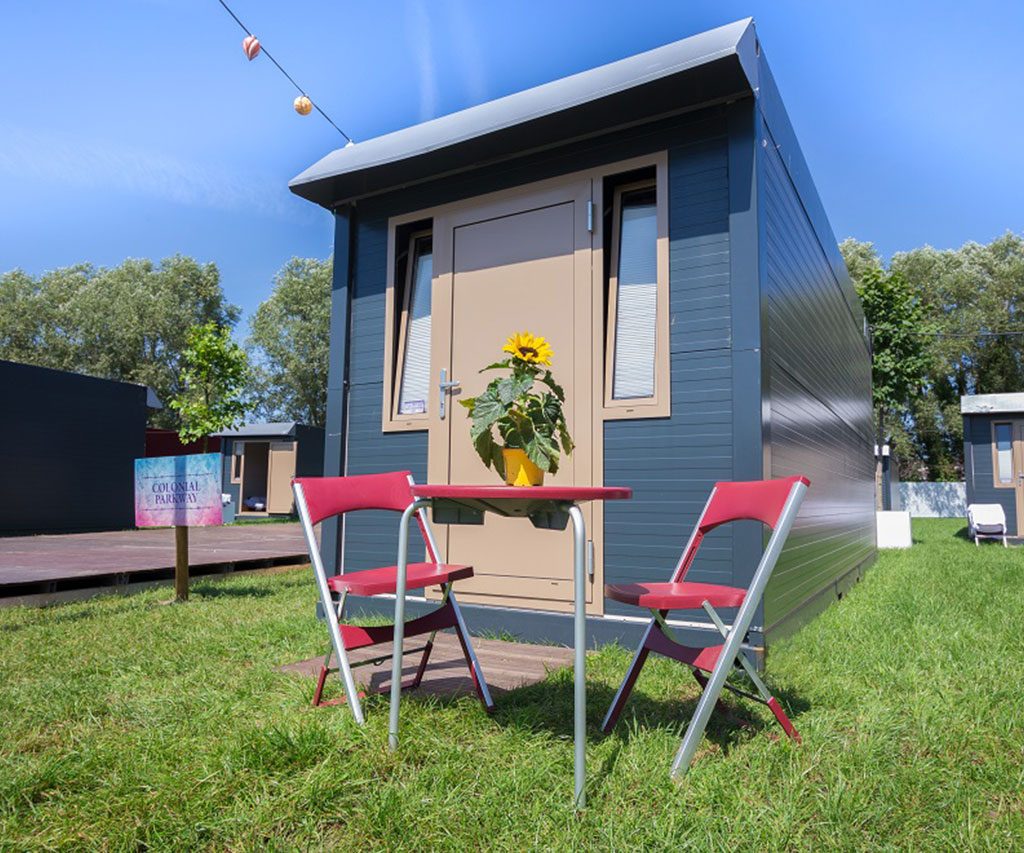 Flexotels Foldable Tiny Homes For Temporary housing