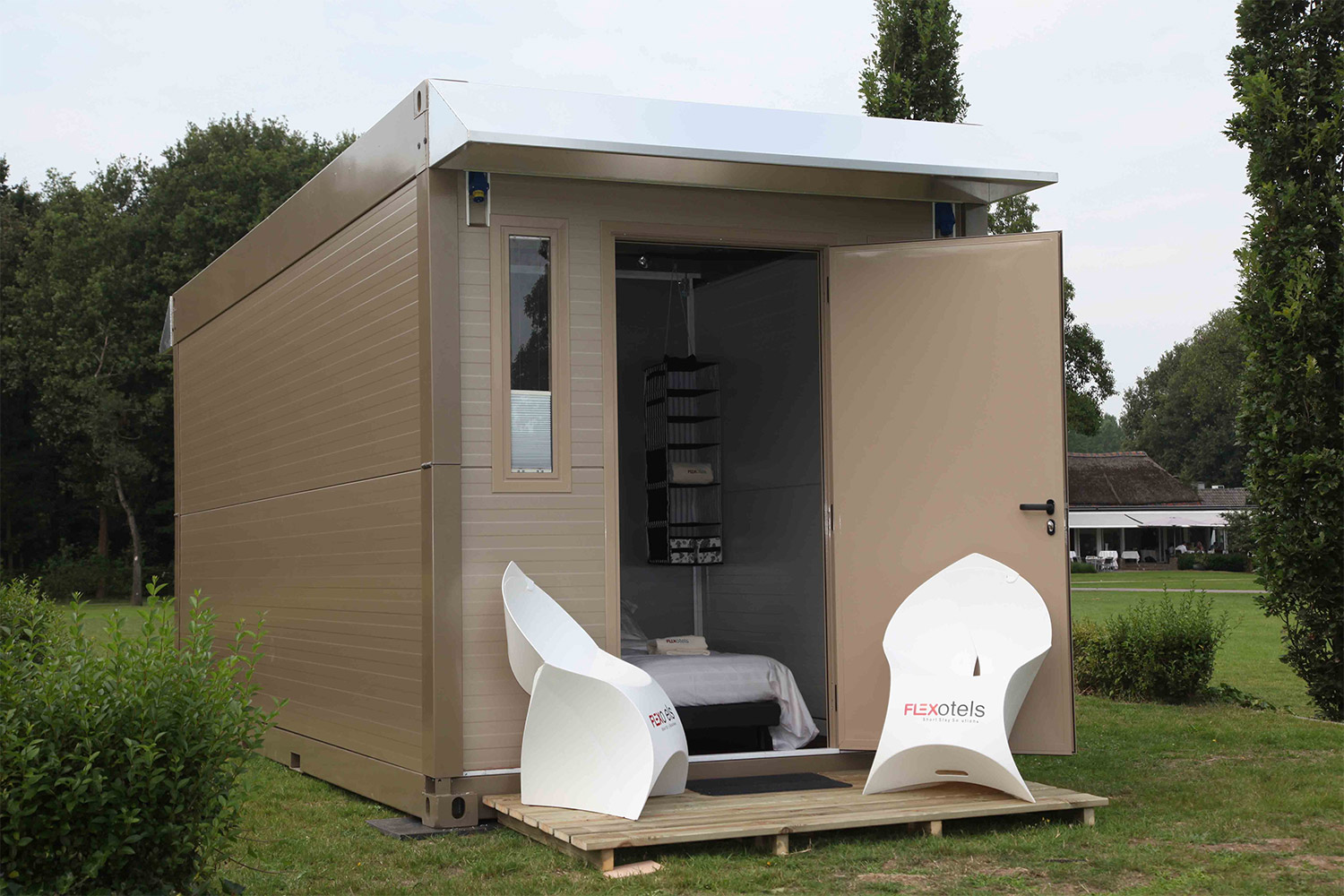 Flexotels Foldable Tiny Homes For Temporary housing