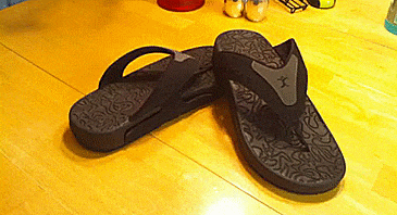 Slot Flops - Arch Port - Flip Flop Sandals With a Secret Stash Slot On Side Of Shoe