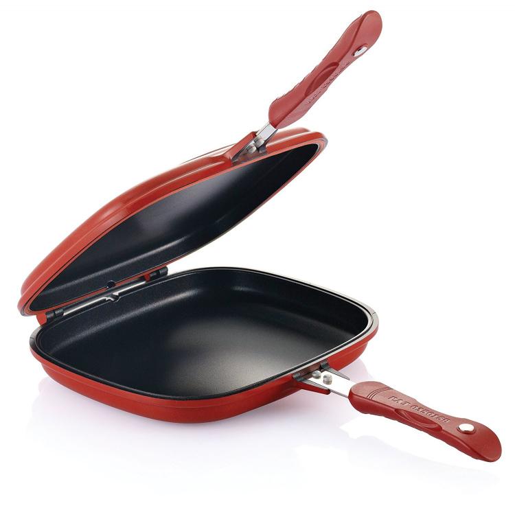 Happycall Doubled Sided Cooking Pan - Flip over pan - cook meal with no utensils