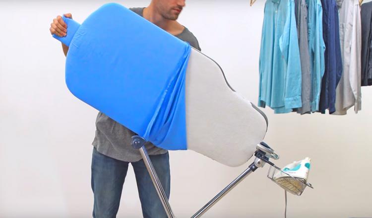 Flippr Ironing Board - Rotating Ironing Board Lets You Rotate The Board Instead of Your Clothing