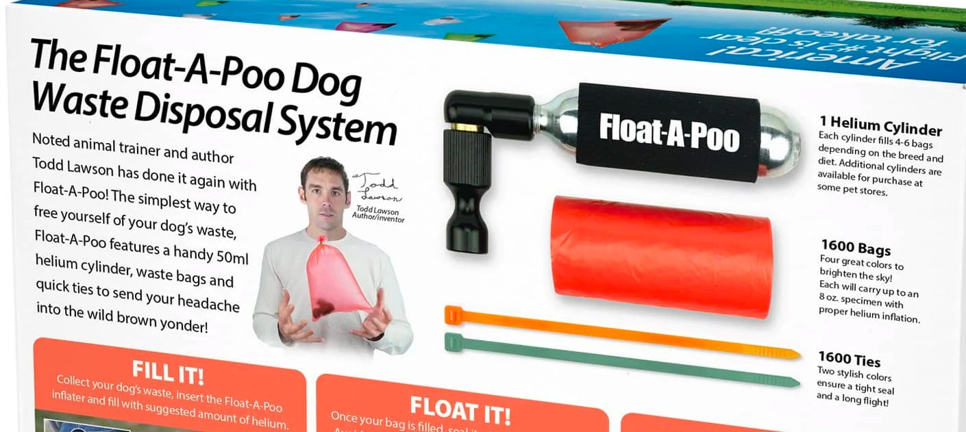 Float-A-Poo Dog Waste Disposal System Uses Helium To Float Dog Poo Away  Forever