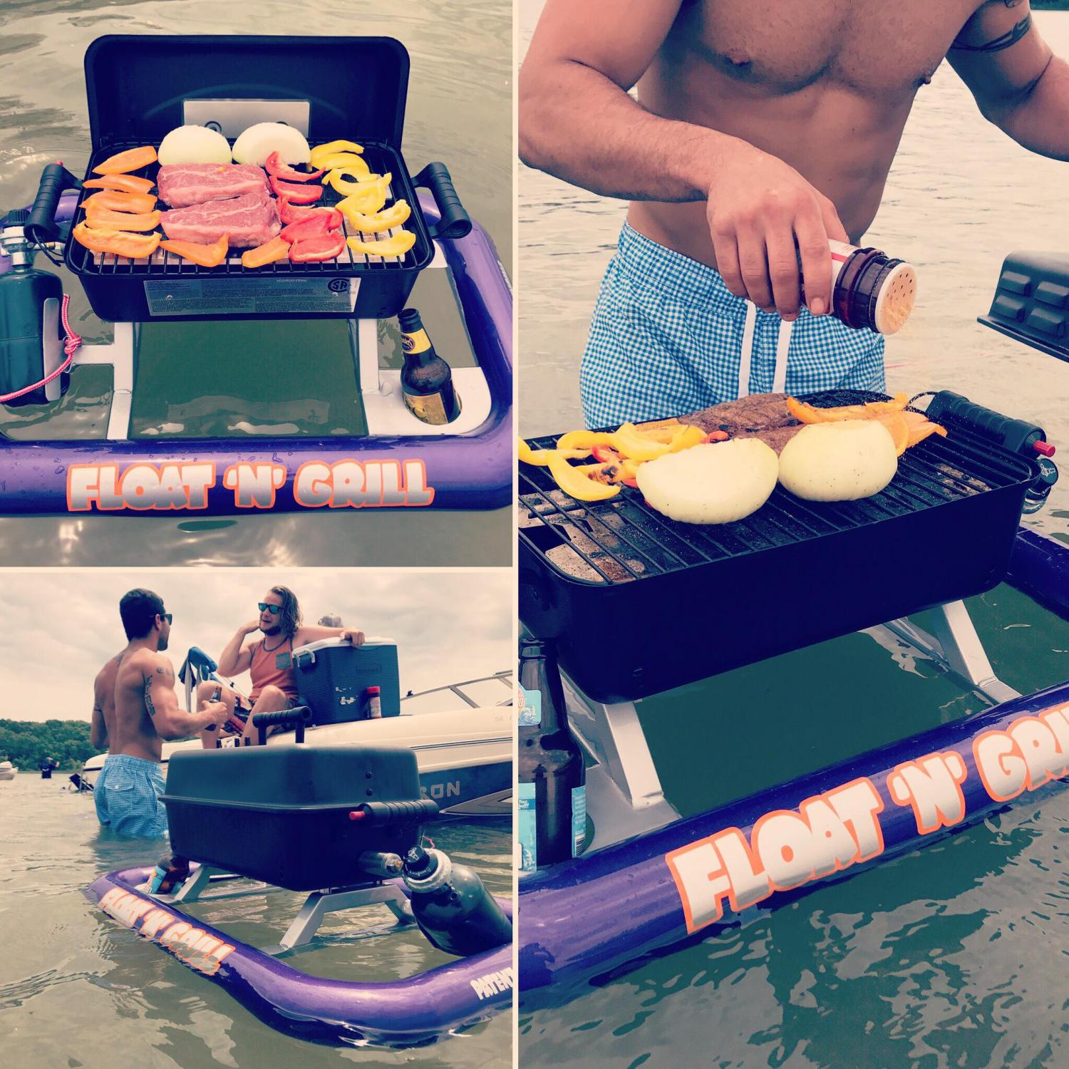 Floating BBQ Grill Float n grill