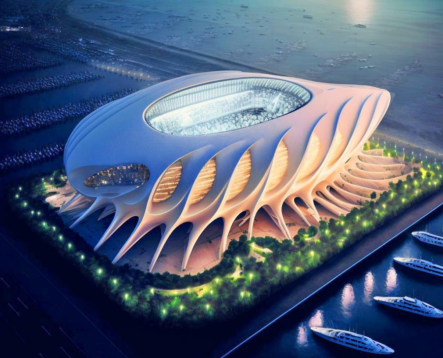 These Floating Sports Stadium Concepts Can Move To Wherever They're Needed