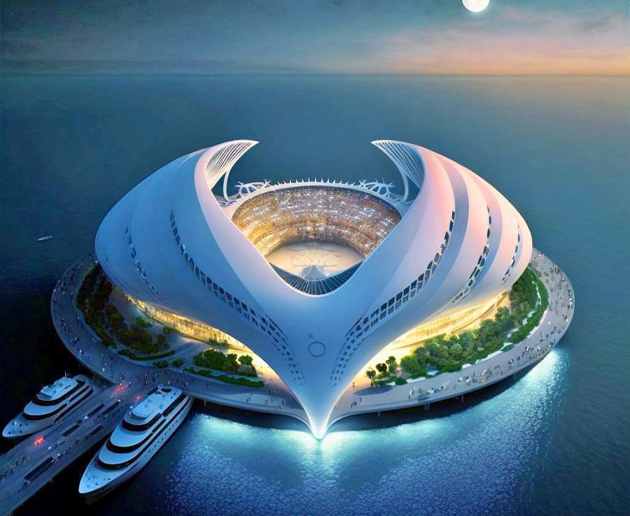 These Floating Sports Stadium Concepts Can Move To Wherever They're Needed