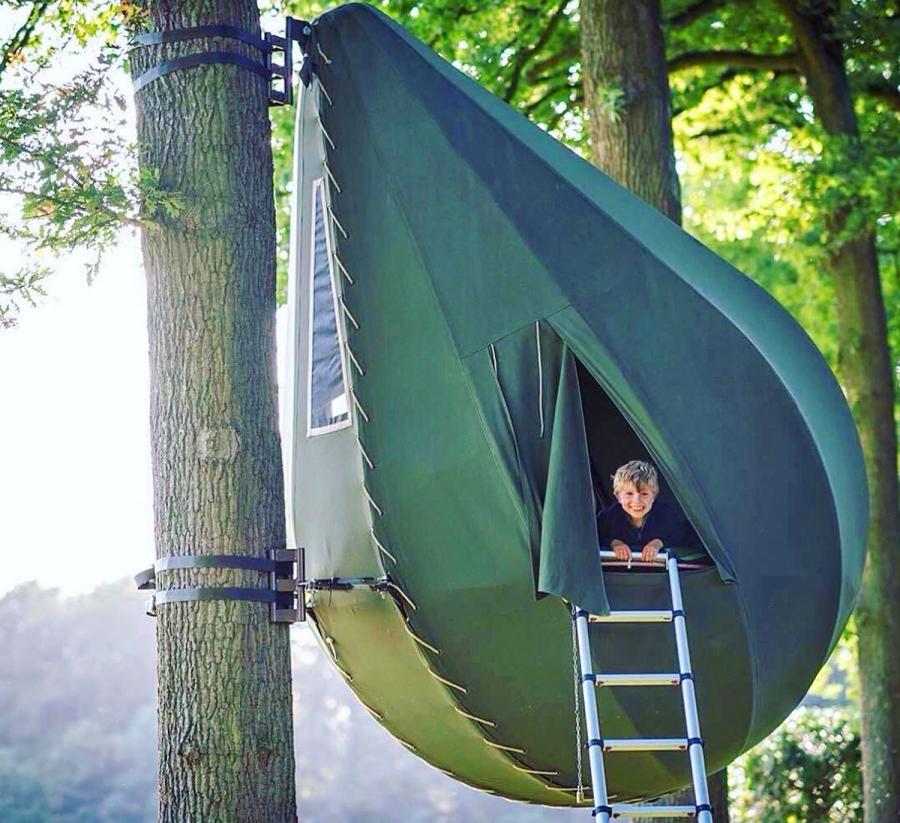 raindrop shaped tree tent