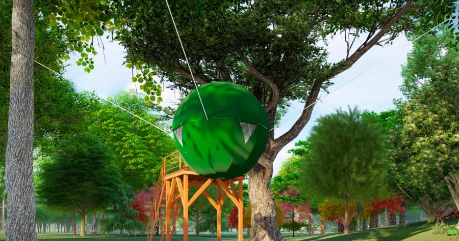 Floating Tree Tent Dome Tree Fort
