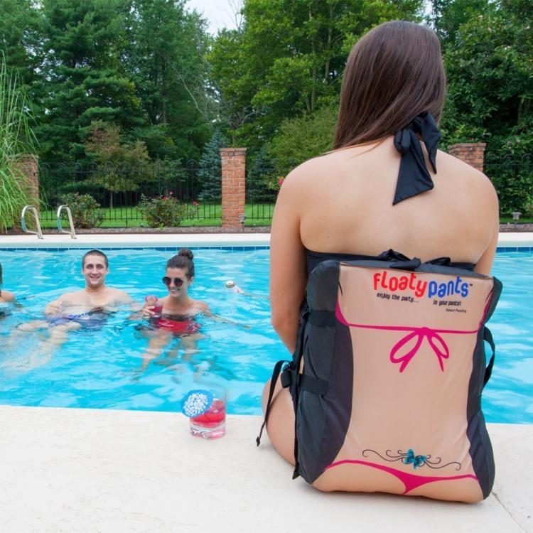 Floaty Pants Hands Free Pool Float Gives You A Th