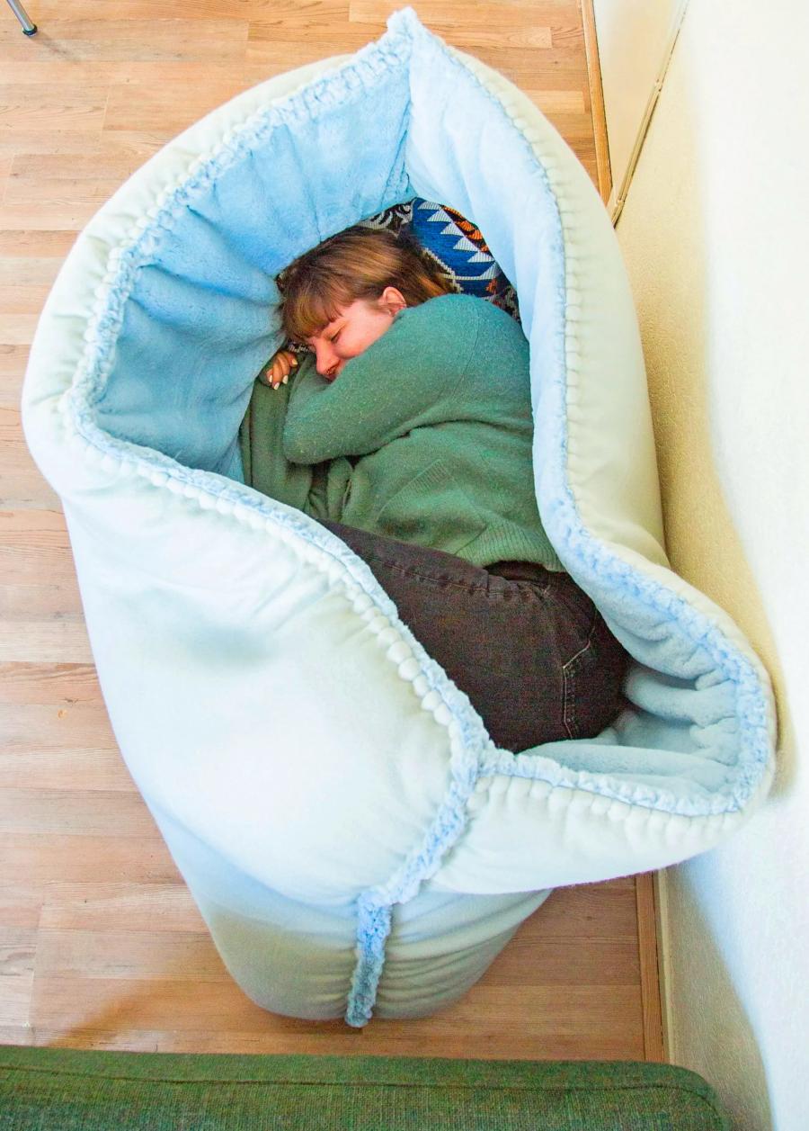 Move Over Bean Bags, You Can Now Take A Nap Inside A Giant Pouch