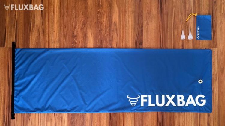 FluxBag - One Breath Inflate Pool Toys - Easy inflate your pool toys and air mattress - Push bag inflate