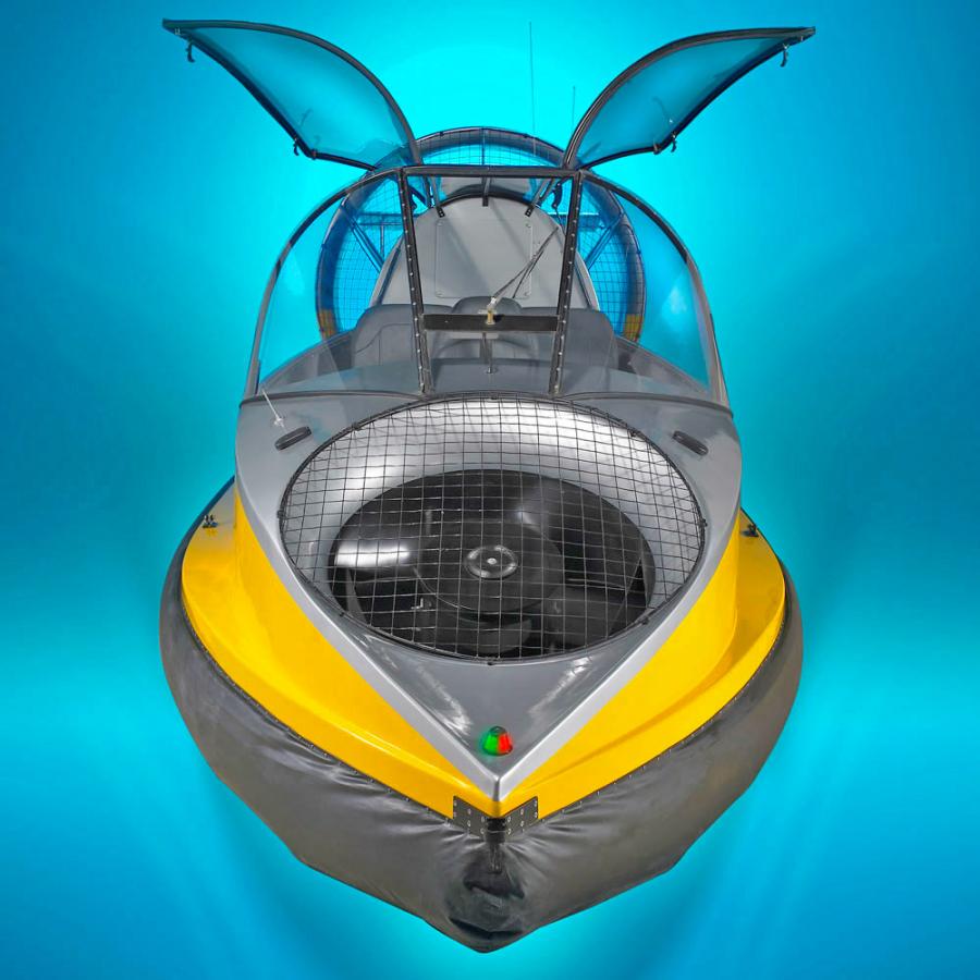 This Flying Hovercraft Can Glide Over Land or Water at 70 MPH