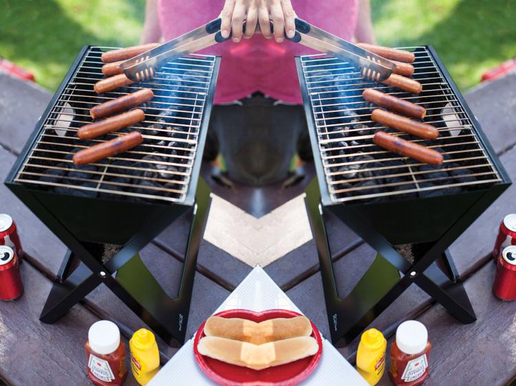 Up To 68% Off on Charcoal Grills Portable Fold