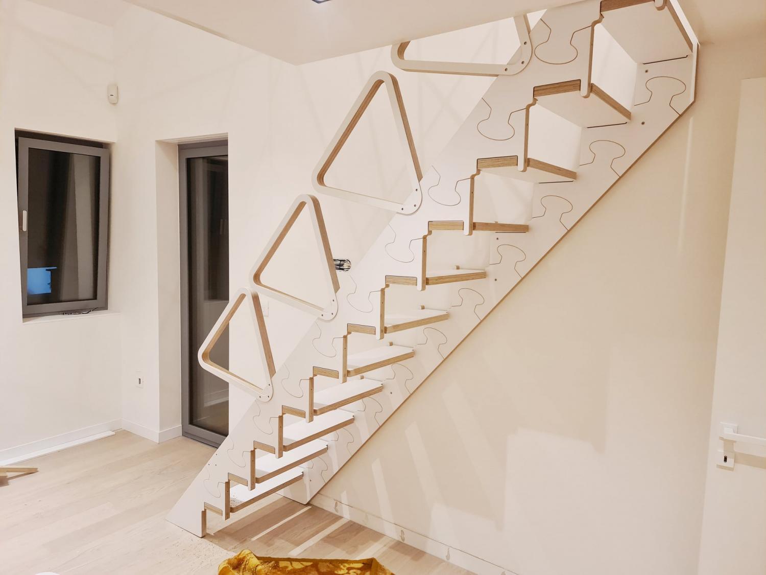 This Folding Staircase Is Perfect For Tiny Homes Or Apartments With Lofts