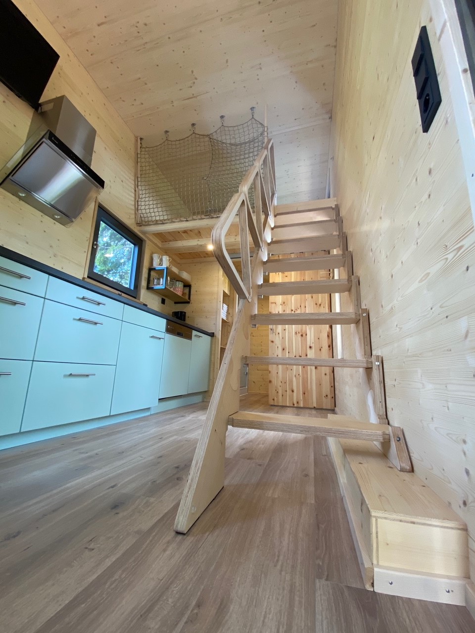 This Folding Staircase Is Perfect For Tiny Homes Or Apartments With Lofts