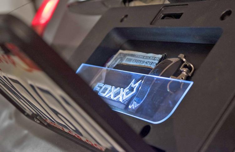 Foxxvault Secret Stash Spot Behind Your License Plate - Bluetooth License Plate Storage Spot