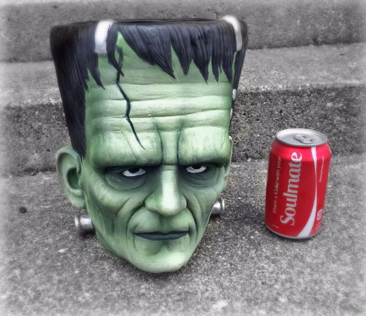 Frankenstein Head Flower Pot