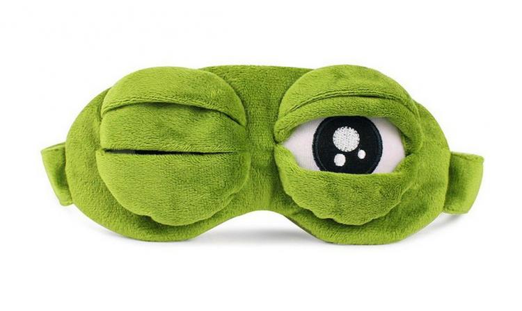 Frog Eyes Sleep Mask - Adjustable eyes frog sleep mask