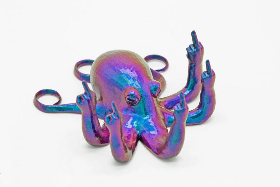 Fucktopus Middle Finger Octopus