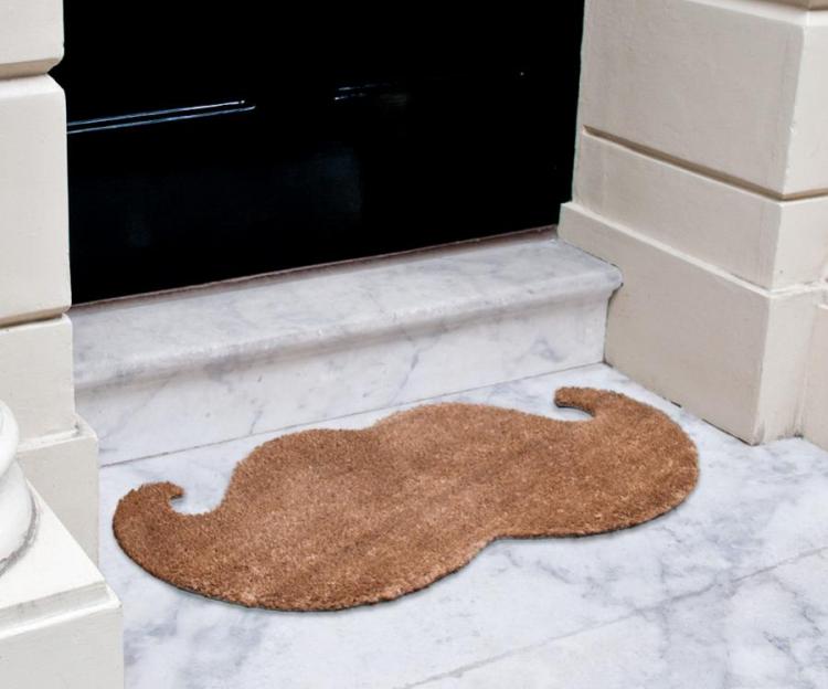 Mustache Doormat