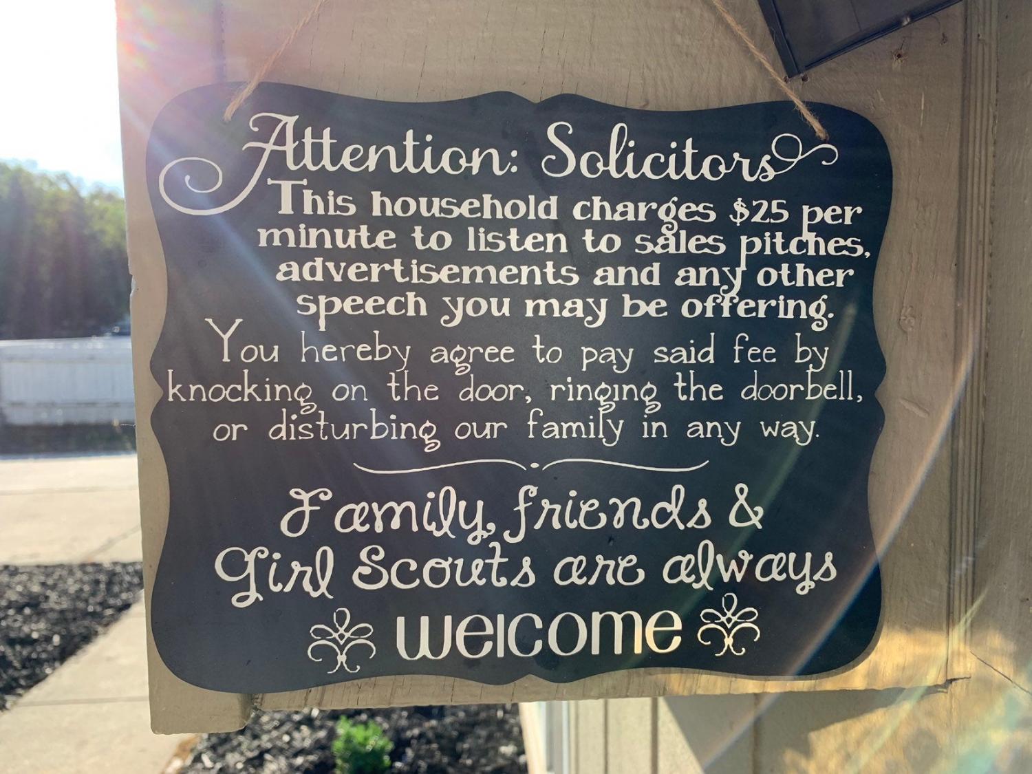 Welcome Solicitors - Best Funny No Soliciting Signs
