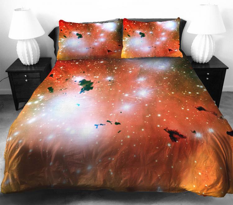 Galaxy Bedding Duvet and Pillow Cases